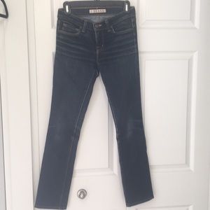 J Brand Dark Wash Straight Leg Jeans